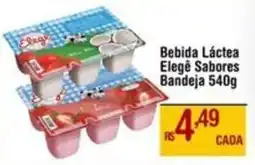 Max Atacadista Bebida Láctea Elegê Sabores Bandeja oferta