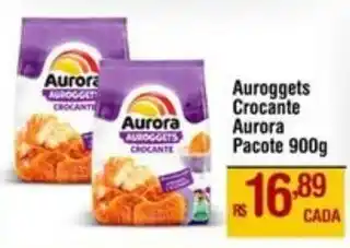 Max Atacadista Auroggets Crocante Aurora Pacote oferta