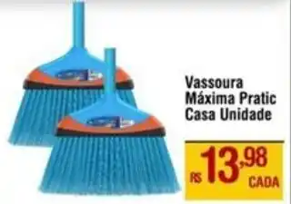 Max Atacadista Vassoura Máxima Pratic Casa Unidade oferta