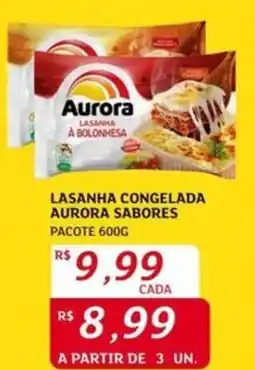 Assaí Atacadista Lasanha congelada aurora sabores pacote oferta