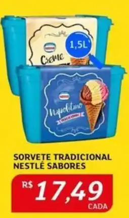 Assaí Atacadista Sorvete tradicional nestlé sabores oferta