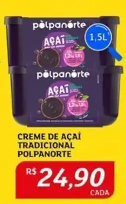 Assaí Atacadista Creme de açaí tradicional polpanorte oferta