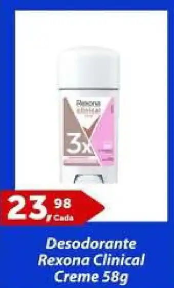 Rossi Supermercado Desodorante Rexona Clinical Creme oferta