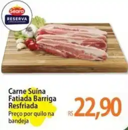 Atacadão Carne Suína Fatiada Barriga Resfriada oferta