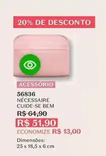 O Boticário O boticario - nécessaire cuide-se bem oferta