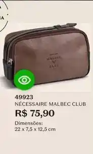 O Boticário Malbec - nécessaire club oferta