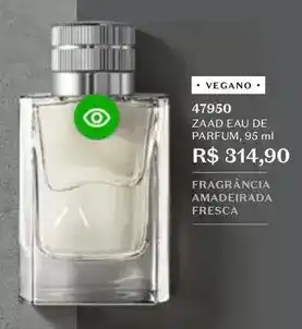 O Boticário Zaad - eau de parfum oferta