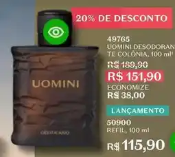 O Boticário Uomini desodorante colônia oferta