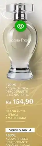 O Boticário Acqua - fresca desodorante colônia oferta