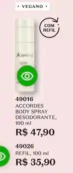 O Boticário O boticario - accordes body spray desodorante oferta