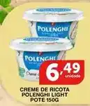 Roldão Polenghi - creme de ricota light pote oferta