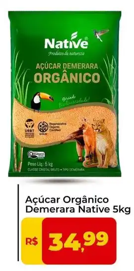 Tonin Superatacado Native - açúcar orgânico demerara oferta