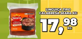 Rede Economia Linguiça tipo calabresa seara oferta