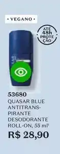 O Boticário Quasar - blue antitrans- pirante desodorante roll-on oferta