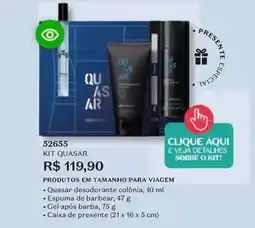 O Boticário Quasar - kit oferta