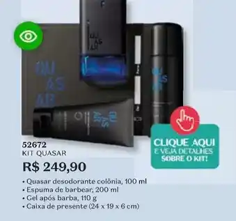 O Boticário Quasar - kit oferta