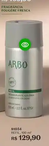 O Boticário Arbo - refil oferta