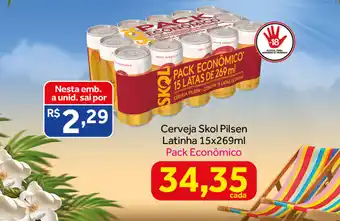 Shibata Supermercados Cerveja Skol Pilsen Latinha oferta