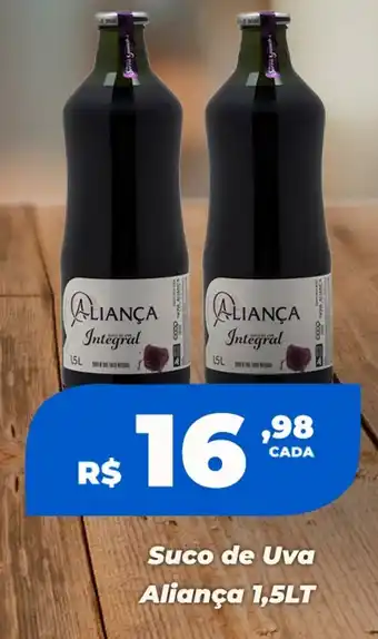 Rede Super Compras Suco de Uva Aliança oferta