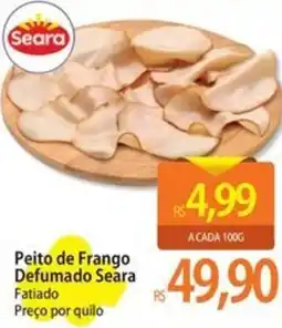 Atacadão Peito de Frango Defumado Seara Fatiado oferta