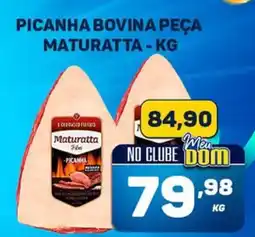 Dom Atacadista Picanha bovina peça maturatta oferta