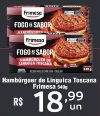 Almeida Mercados Hambúrguer de Linguica Toscana Frimesa oferta