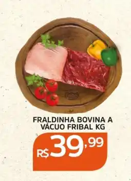 Pinheiro Supermercado Fraldinha bovina a vácuo fribal oferta