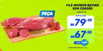 Prezunic Filé-mignon bovino sem cordão oferta