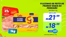 Prezunic Filezinho de peito de frango sadia ou perdigão oferta