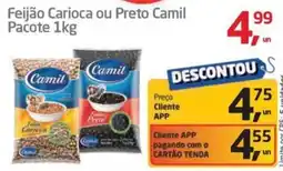 Tenda Atacado Feijão Carioca ou Preto Camil Pacote oferta