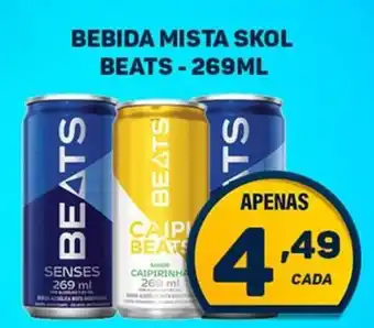 Dom Atacadista Bebida mista skol beats oferta