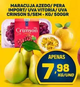 Dom Atacadista Maracuja azedo/ pera import/uva vitoria/uva crinson s/sem oferta