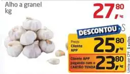 Tenda Atacado Alho a granel oferta