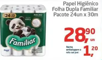 Tenda Atacado Papel Higiênico Folha Dupla Familiar Pacote oferta