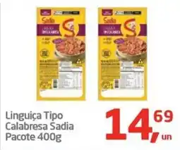 Tenda Atacado 90 Linguiça Tipo Calabresa Sadia Pacote oferta