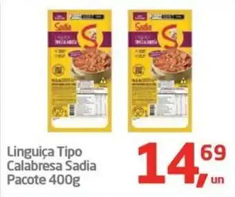 Tenda Atacado 90 Linguiça Tipo Calabresa Sadia Pacote oferta