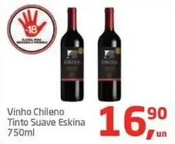 Tenda Atacado Vinho Chileno Tinto Suave Eskina oferta