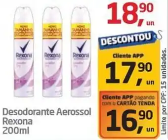 Tenda Atacado Desodorante Aerossol Rexona oferta