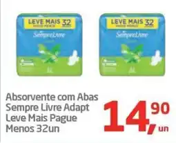 Tenda Atacado Absorvente com Abas Sempre Livre Adapt Leve Mais Pague Menos oferta