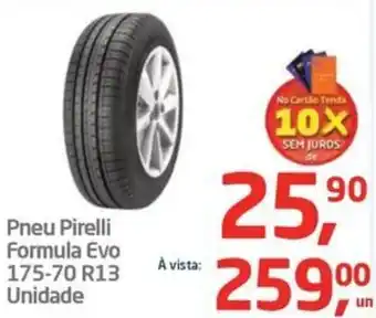 Tenda Atacado Pneu Pirelli Formula Evo 175-70 R13 Unidade oferta