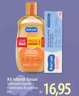 Atacadão Kit Infantil Baruel Sabonete Líquido + Creme para Assaduras Kit oferta