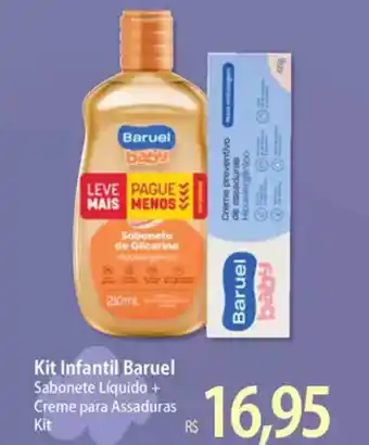 Atacadão Kit Infantil Baruel Sabonete Líquido + Creme para Assaduras Kit oferta