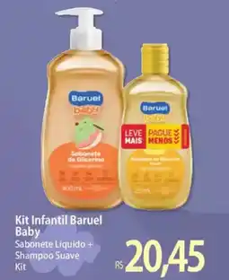 Atacadão Kit Infantil Baruel Baby Sabonete Liquido + Shampoo Suave Kit oferta