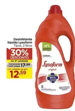 Carrefour Lysoform - desinfetante líquido oferta