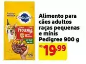 Mercado Extra Pedigree - alimento para cães adultos raças e minis oferta