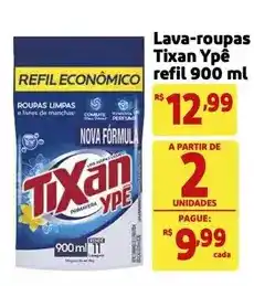 Mercado Extra Ypê - lava-roupas tixan refil 900 ml oferta