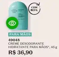 O Boticário Cuide-se bem - creme desodorante hidratante para maos oferta