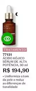 O Boticário As - kójico sérum de alta potência oferta