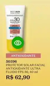 O Boticário Solar - protetor facial antioxidante ultra fluido fps 30 oferta