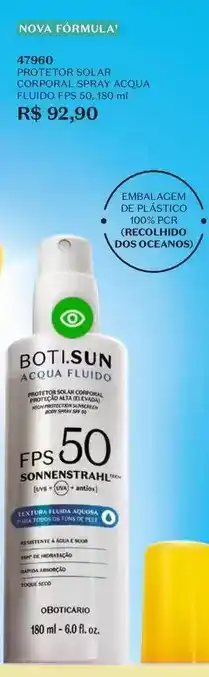 O Boticário Solar - protetor corporal oferta